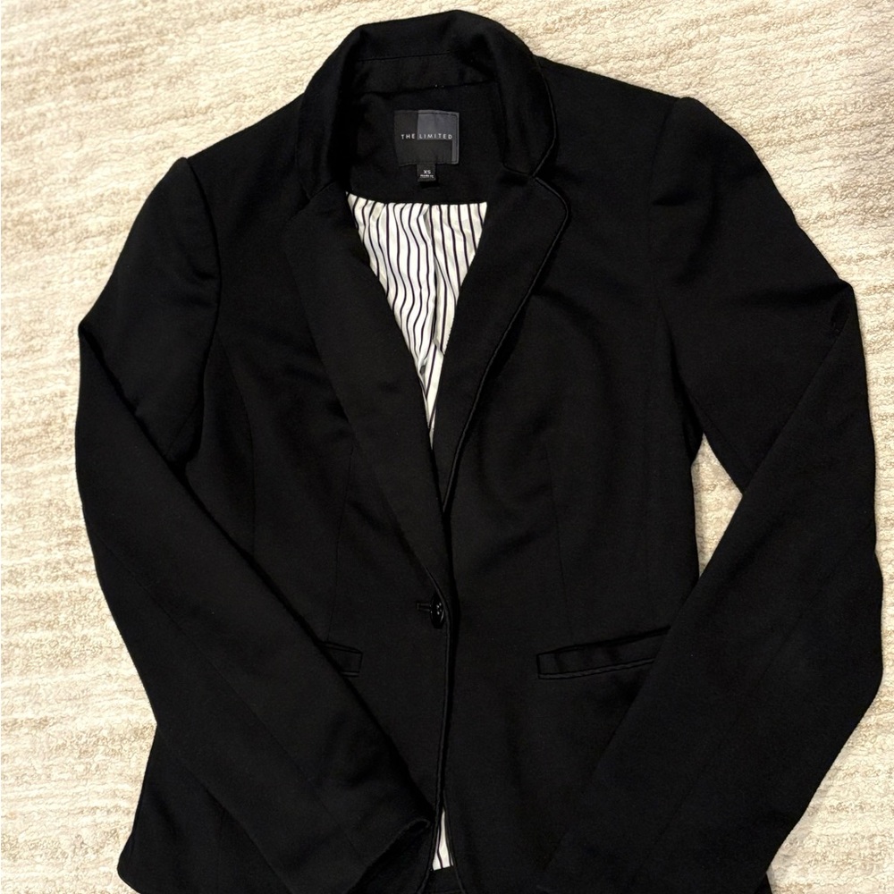 The Limited Classic Black Blazer